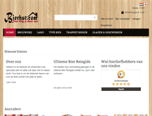 Tablet Screenshot of bierhut.com
